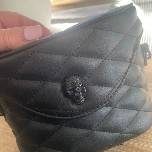 BETSEY JOHNSON Quilted Skull Accent Bag by Never Used! SO SO WELL MADE AND CUTE! - Picture 13 of 14